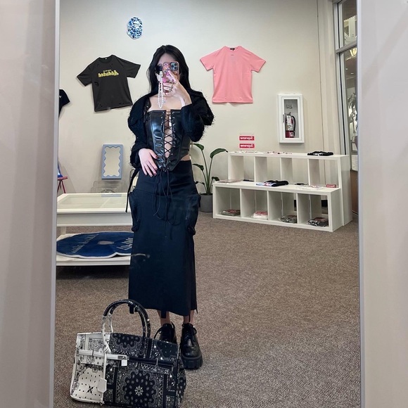 PANN  Corset waist vest Black - Picture 8 of 15